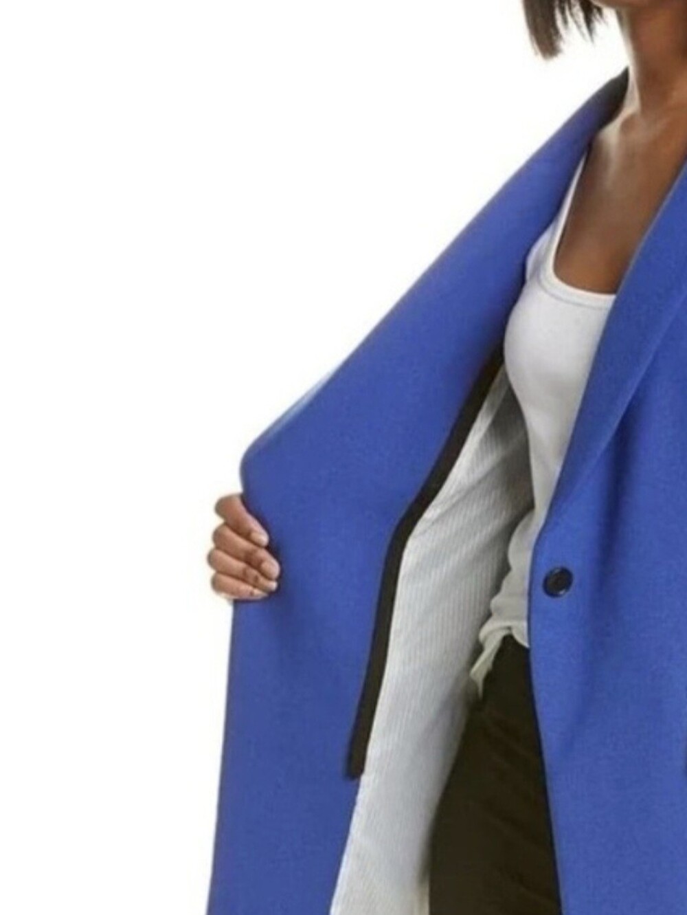 Veronica Beard Ultramarine Cobalt Blue Long Mathis Dickey Blazer Jacket - Picture 3 of 12